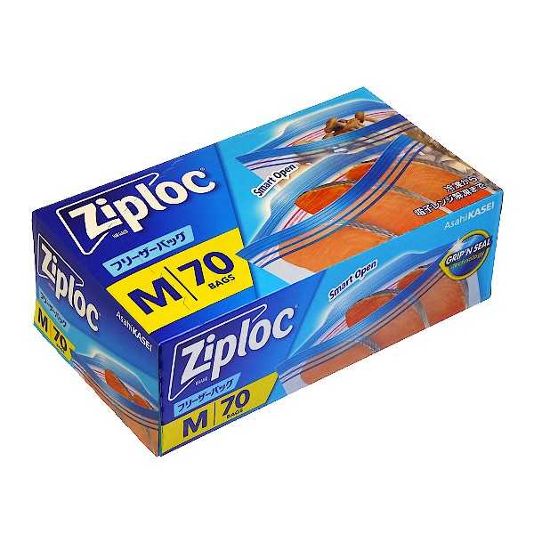 ジップロック フリーザーバッグ M 70枚入