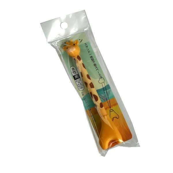 スタンド キリンペン 黒 水性 ボール径0.5mm ［色指定不可］ (100円ショップ 100円均一 100均一 100均)