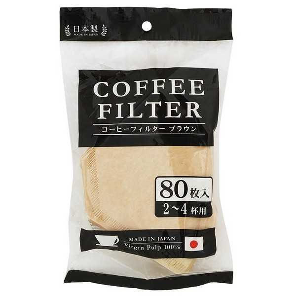 コーヒーフィルター、80枚入です。コーヒーが2~4杯淹れられる大きめサイズです。ゆったりドリップコーヒーをお楽しみください。※円錐型のドリッパーでは使用しないでください●1枚のサイズ(約)・156×99mm●材質・パルプ●用途・ドリップコーヒー ホットコーヒー カフェ 店舗 キッチン●キーワード・どりっぷこーひー ほっとこーひー かふぇ てんぽ きっちん●品名・コーヒーフィルター ブラウン 2~4杯用 80枚●品番・★06222●JAN・4978446062226●メーカー名・(株)まるき●管理単位・10個/60個●入数・80枚