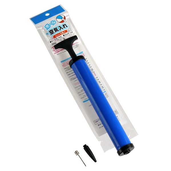 ボール空気入れ 29.5cm 注入口2個付 ［色指定不可］