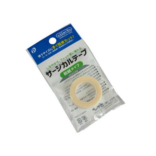 和紙サージカルテープ 1.2cm×長さ9m (100円ショップ 100円均一 100均一 100均)