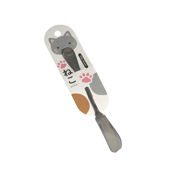 バターナイフ ねこカトラリー 14.4cm (100円ショップ 100円均一 100均一 100均)