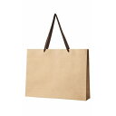 紙袋 横長XL(縦38×横50×マチ12cm) クラフト 無地 (100円ショップ 100円均一 100均一 100均)