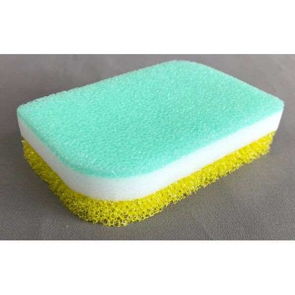 キッチンスポンジ 泡もちたっぷり ソフトタイプ (100円ショップ 100円均一 100均一 100均)