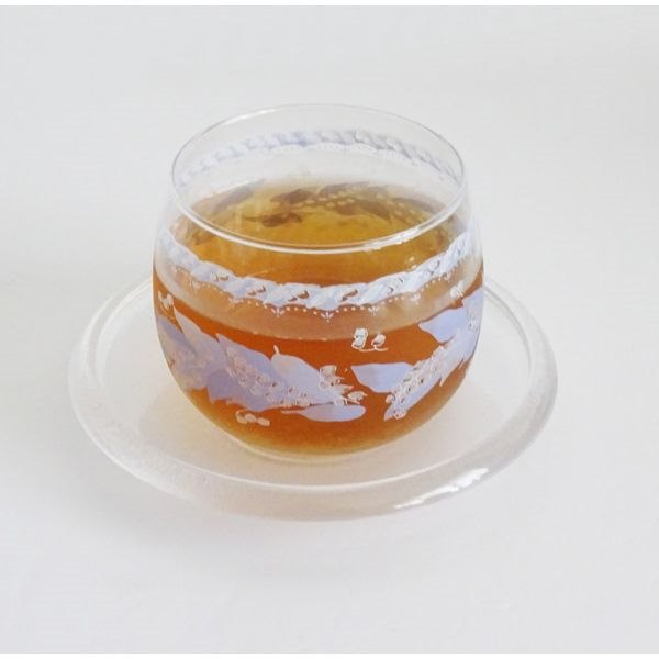 茶托 クリア 12cm (100円ショップ 100円均一 100均一 100均)