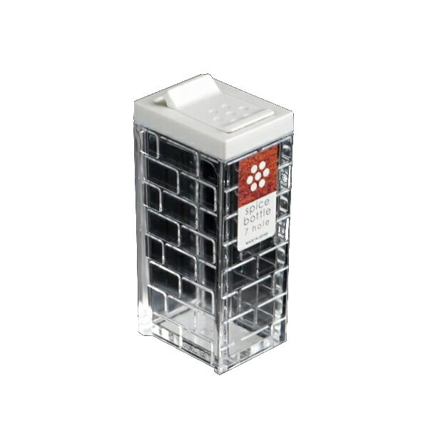 調味料入れ　スパイス用　7つ穴　ホワイト