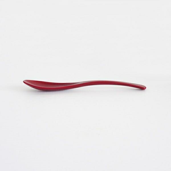 スプーン Sサイズ（全長16cm） 朱 食べやすぷーん (100円ショップ 100円均一 100均一 100均)