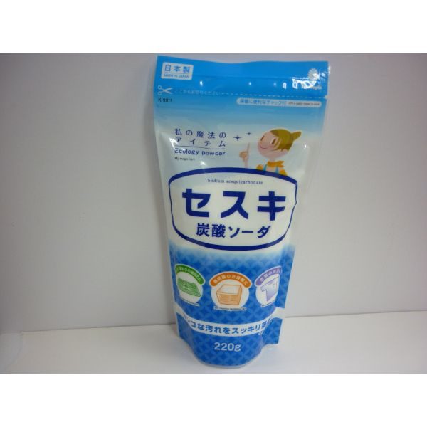 セスキ炭酸ソーダ 弱アルカリ性 220g (100円ショップ 100円均一 100均一 100均)