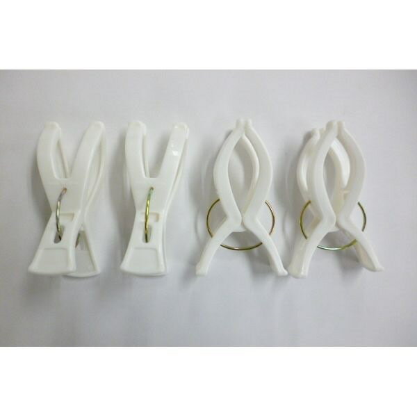 洗濯ばさみ 竿用 4個入 Y型 (100円ショップ 100円均一 100均一 100均)