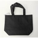 トートバッグ ベーシック 黒 32×23×マチ11cm (100円ショップ 100円均一 100均一 100均)