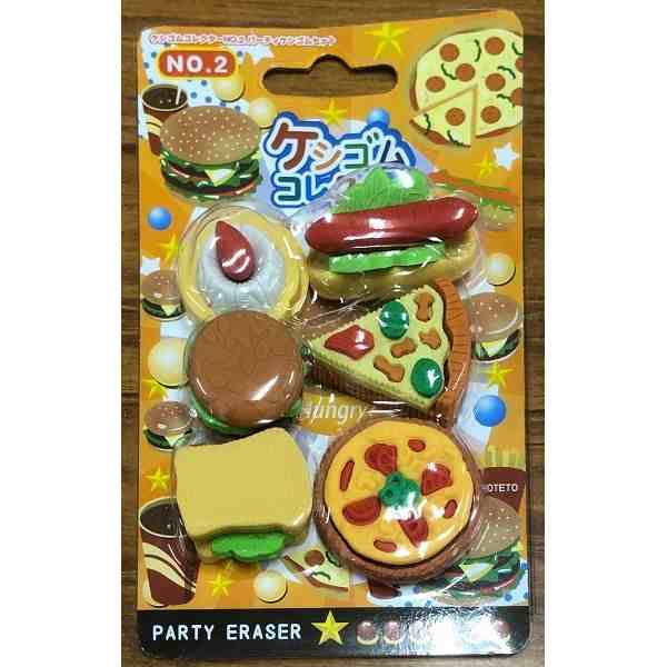 消しゴムセット 6個入 ケシゴムコレクター ［種類指定不可］ (100円ショップ 100円均一 100均一 100均)