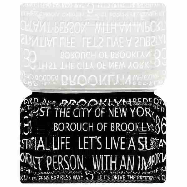 フードパック ブルックリン柄 Sサイズ（16．9×10．4×高さ4．3cm） 4枚入 (100円ショップ 100円均一 100均一 100均)