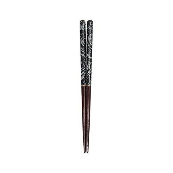 箸 銀氷 黒 16．5cm (100円ショップ 100円均一 100均一 100均)
