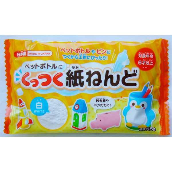 紙ねんど ペットボトルくっつく 55g (100円ショップ 100円均一 100均一 100均)