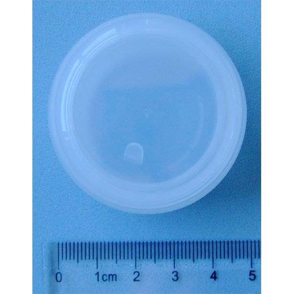 クリームケース 内フタ付 Lサイズ 容量20g (100円ショップ 100円均一 100均一 100均)