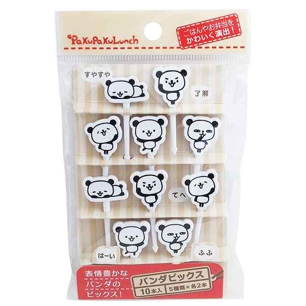 ピック パンダピックス 10本入 (100円ショップ 100円均一 100均一 100均)