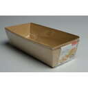パウンドケーキ型 Lサイズ(底面17.5×6.5×高さ4.5cm) ナチュラルブラウン 2枚入 (100円ショップ 100円均一 100均一 100均)