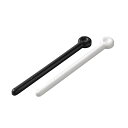袋どめクリップ Lサイズ(3.2×24.7×厚さ1.2cm) モノトーン 2本入 パッククリップ (100円ショップ 100円均一 100均一 100均)
