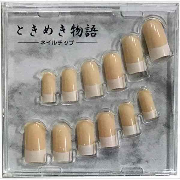 ネイルチップ ときめき物語 12枚 ［色指定不可］ (100円ショップ 100円均一 100均一 100均)