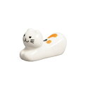 箸置 ゆったりみけねこ (100円ショップ 100円均一 100均一 100均)