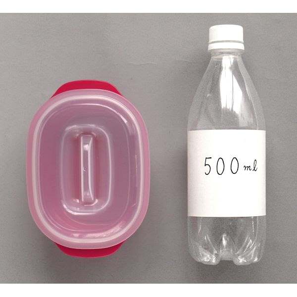 保存容器 そのまま食卓ポット 電子レンジ対応 容量470ml ［色指定不可］ (100円ショップ 100円均一 100均一 100均)