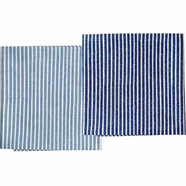 カットクロス デニム風 ヒッコリー 35×30cm ［色指定不可］ (100円ショップ 100円均一 100均一 100均)