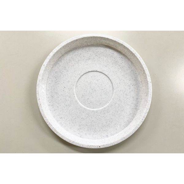 鉢皿 8号 直径23．7×高さ2．5cm (100円ショップ 100円均一 100均一 100均)