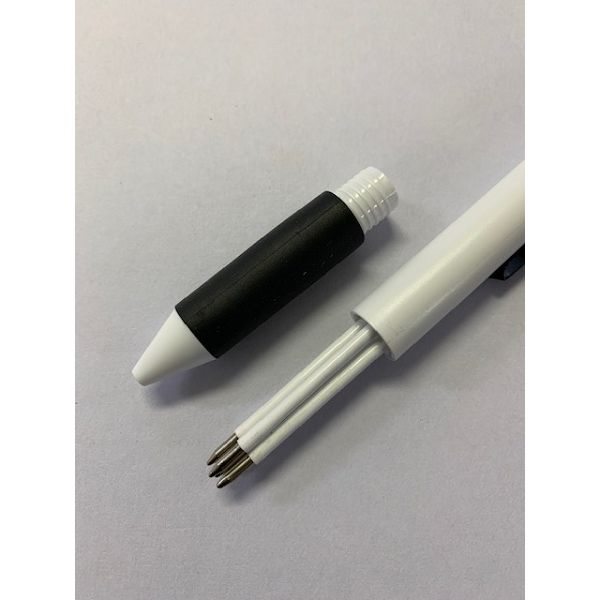 4芯ボールペン スタンダード 黒1mm、0．7mm／青0．7mm／赤0．7mm 2本入 ［色指定不可］ (100円ショップ 100円均一 100均一 100均)