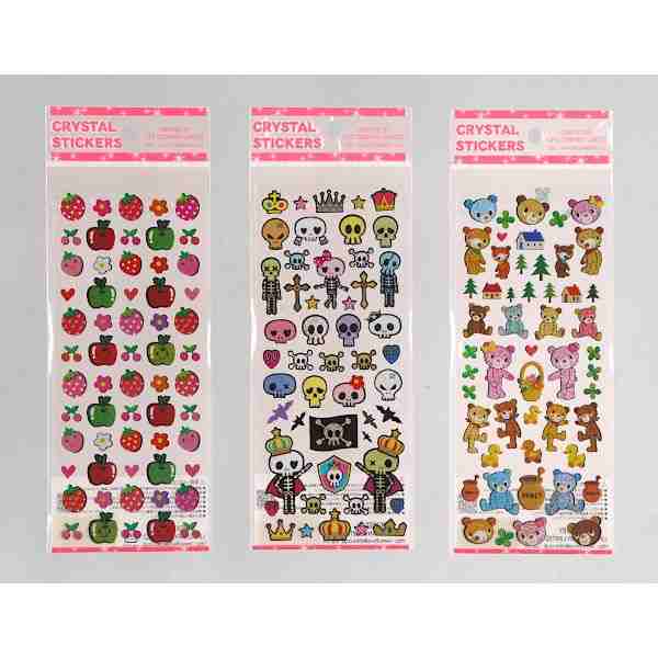 シール クリスタル キャラクター 969 ［柄指定不可］ (100円ショップ 100円均一 100均一 100均)