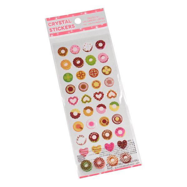 シール クリスタル ぷっくりハート 980 ［柄指定不可］ (100円ショップ 100円均一 100均一 100均)