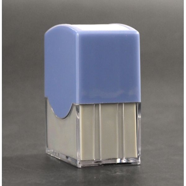 デスクスタンプ 請求書在中 縦型 藍色 (100円ショップ 100円均一 100均一 100均)