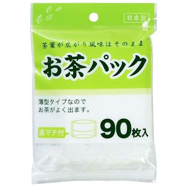 お茶パック 底マチ付 9．5 7cm 90枚入 100円ショップ 100円均一 100均一 100均 