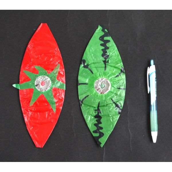 紙風船 スイカ・トマト 2枚入 (100円ショップ 100円均一 100均一 100均)