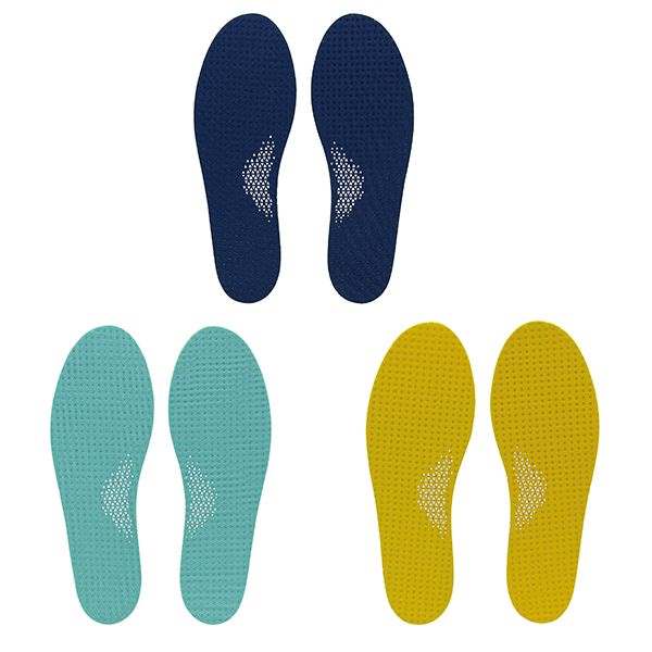 インソール エアスルー 高弾力 抗菌 男性用 24〜28cm ［色指定不可］ (100円ショップ 100円均一 100均一 100均)