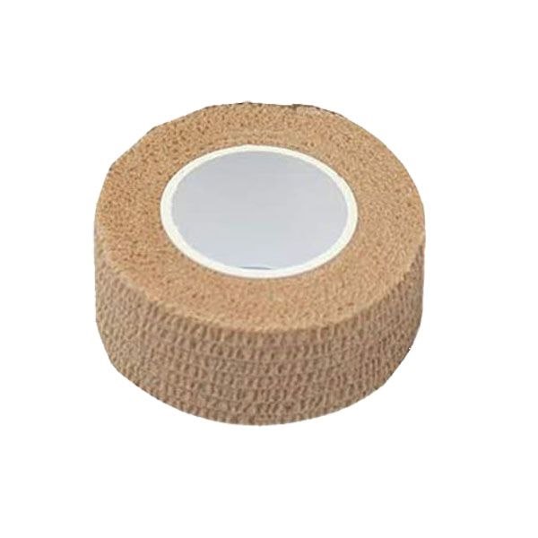 くっつく伸縮包帯 伸縮タイプ Sサイズ（2．5cm×3m） ［色指定不可］ (100円ショップ 100円均一 100均一 100均)