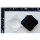 拡大鏡 倍率3倍 薄型ポケットサイズ（5．4×5．2×厚さ1．3cm） (100円ショップ 100円均一 100均一 100均)