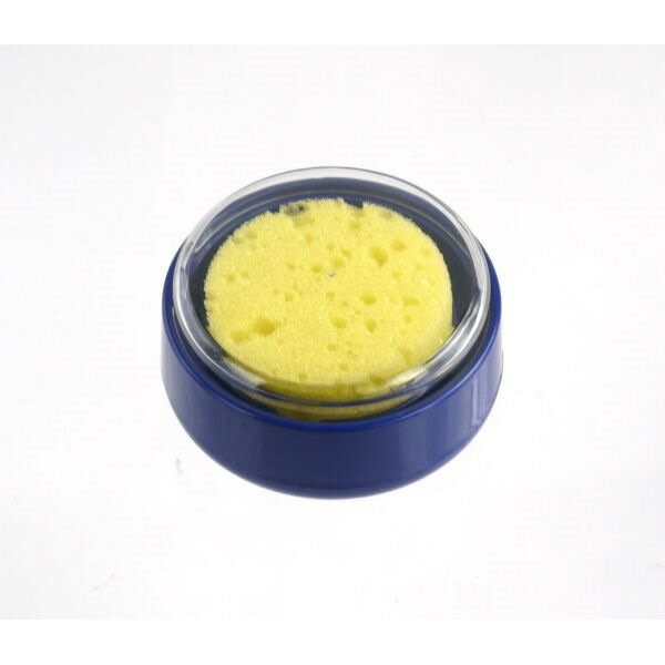 スポンジケース 紙めくり用 乾燥防止用フタ付 (100円ショップ 100円均一 100均一 100均)