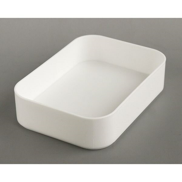 収納トレイ 35型 Mサイズ（15×10．8×高さ3．6cm） ホワイト (100円ショップ 100円均一 100均一 100均)