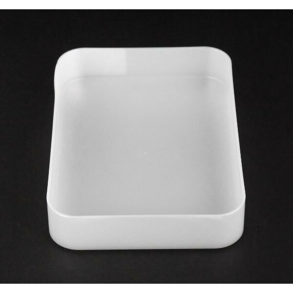 収納トレイ ホワイト L35型(21.5×15×高さ3.6cm) (100円ショップ 100円均一 100均一 100均) [2]