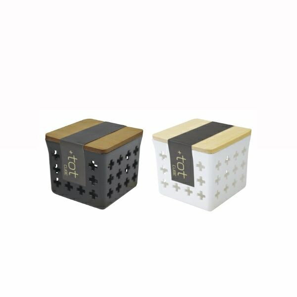 収納ボックス ＋totボックス WOOD CUBE 7．8 7．8 高さ7cm ［色指定不可］ 100円ショップ 100円均一 100均一 100均 