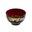汁椀 山吹 黒 電子レンジ・食洗機対応 満量350ml (100円ショップ 100円均一 100均一 100均)