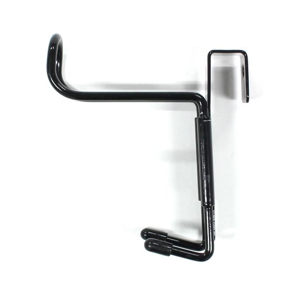 トリプル長押フック ブラック 9．2×2．6×奥行8cm (100円ショップ 100円均一 100均一 100均)