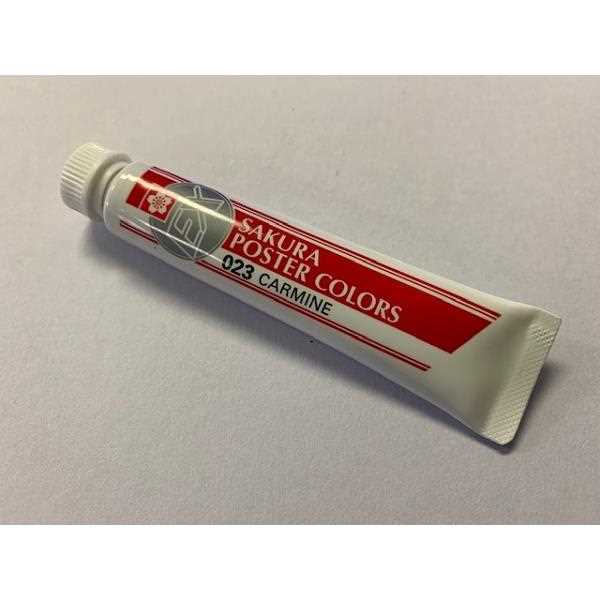 ポスターカラーEX カーマイン 12ml (100円ショップ 100円均一 100均一 100均)