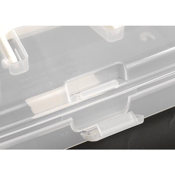 収納ボックス プチヴェールボックス モノトーン ロング（16×8．3×高さ4cm） ［色指定不可］ (100円ショップ 100円均一 100均一 100均)