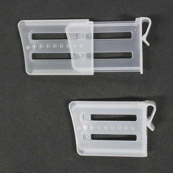 仕切り板 冷蔵庫ポケット用 伸縮式 2個入 (100円ショップ 100円均一 100均一 100均)