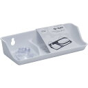 石けん&スポンジラック Q−BAN クールホワイト ワイド(21.6×10.5×高さ4.8cm) (100円ショップ 100円均一 100均一 10...