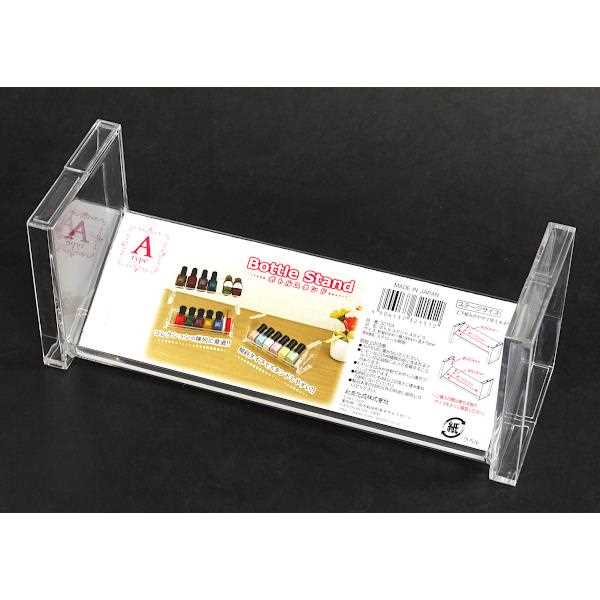 ボトルスタンド Aタイプ 6.5×19×高さ7.5cm (100円ショップ 100円均一 100均一 100均)