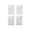 ピアス クリア×メタル ［形指定不可］ (100円ショップ 100円均一 100均一 100均)