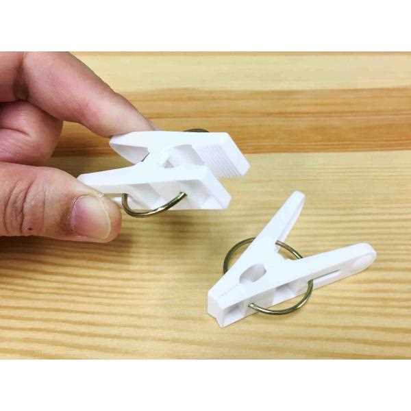 洗濯ばさみ ランドリーピンチ LAUND ROMAT 丈夫なバネ 20個入 (100円ショップ 100円均一 100均一 100均)