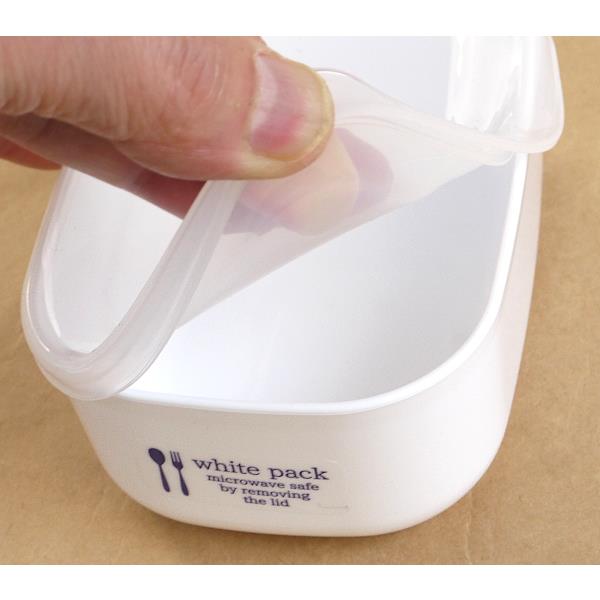 保存容器 ホワイトパック 容量280ml 2個入 (100円ショップ 100円均一 100均一 100均)